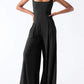 Square Neck Wide Strap Jumpsuit - NawdeX