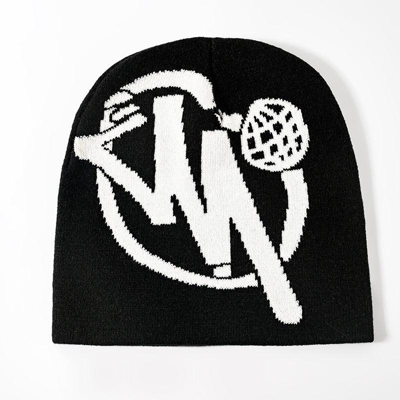 Cap Hip Hop Hat Double Layer Knitted Hat