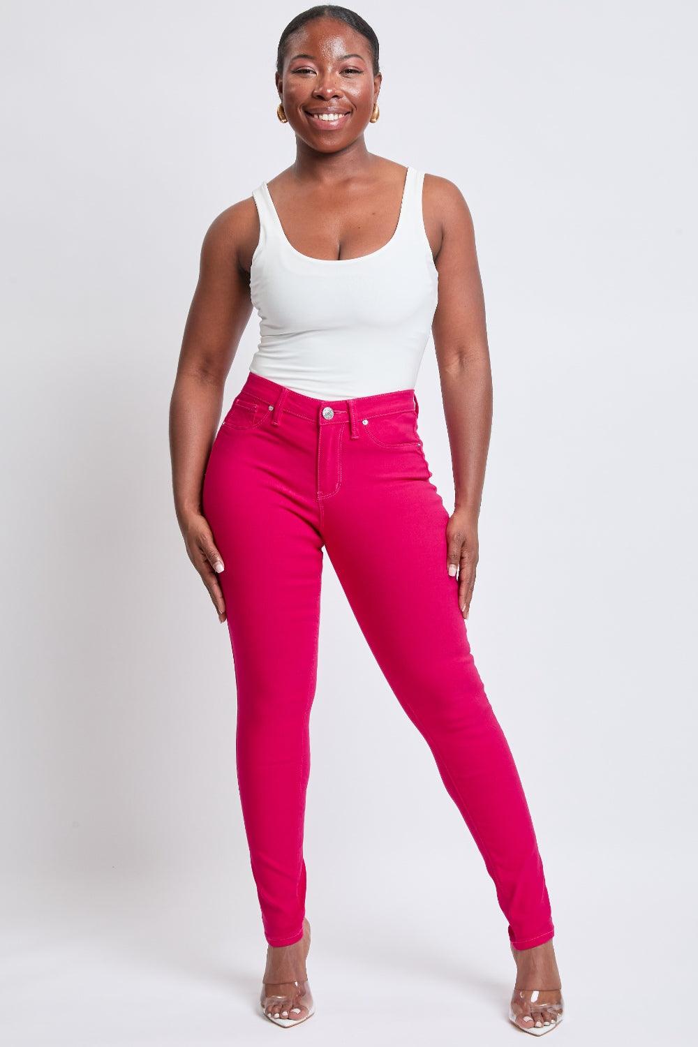 Hyperstretch Mid-Rise Skinny Jeans