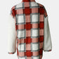 Fuzzy Button Up Long Sleeve Jacket - NawdeX