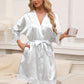 Three-Quarter Sleeve Lounge Nightgown - NawdeX