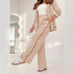 Chic Lounge Blazer & Wide-Leg Trouser Set