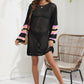 Openwork Contrast Long Sleeve Cover-Up - NawdeX