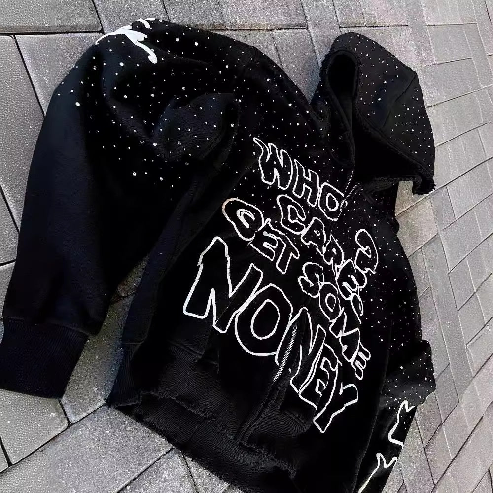 Street Style Letter Print Hoodie