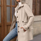 Elegant Single-breasted Woolen Coat