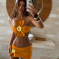 3D Flower Bikini Set