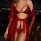 Lingerie Wavy Robe Set