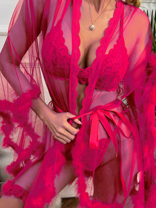 Allure Me Feather Nightgown