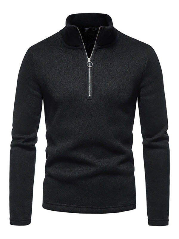 Zipper Long Sleeve Sweatshirt