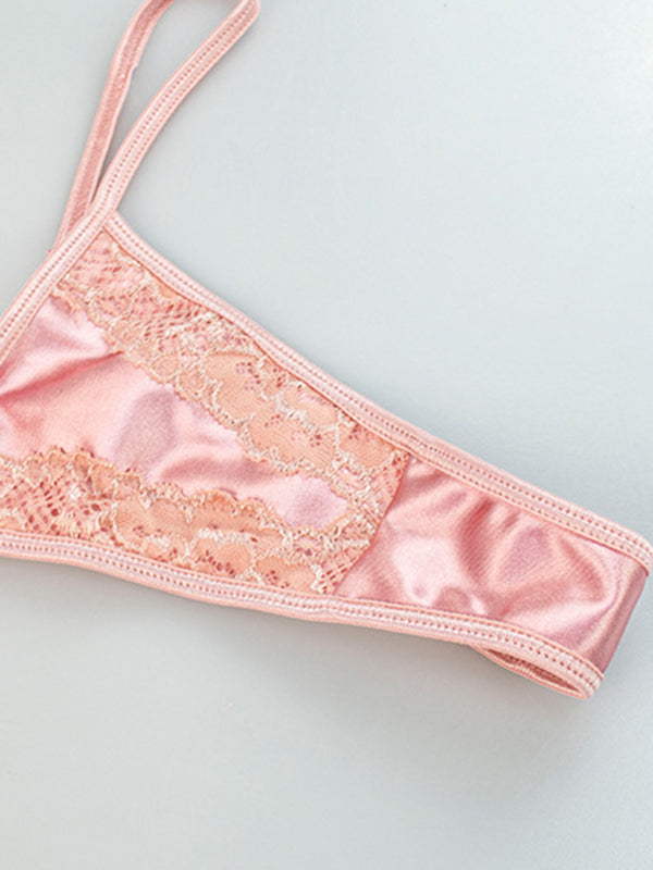 NawdeX bra garter belt, thong Set