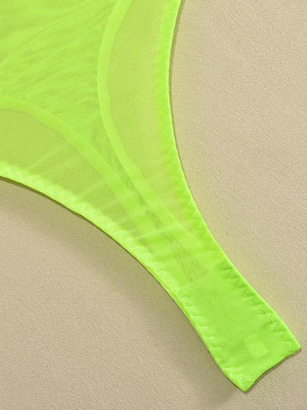 Temptation Mesh Bodysuit set (including leg socks)