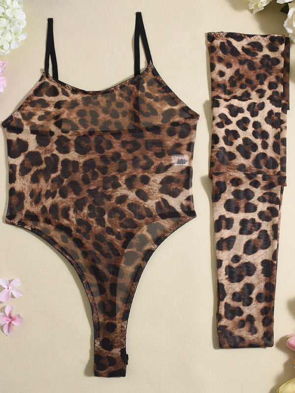 Temptation Mesh Bodysuit set (including leg socks)