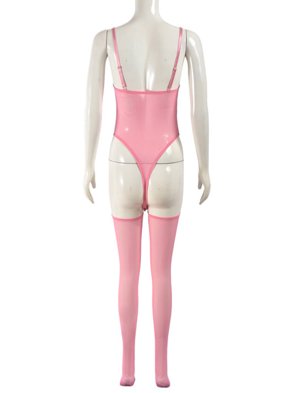 Temptation Mesh Bodysuit set (including leg socks)
