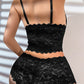 Sexy Lace Tank Top Bra Set