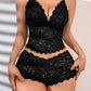Sexy Lace Tank Top Bra Set