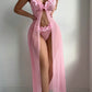 Rosey Slit Night Dress Set