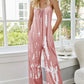 Tie-Dye Spaghetti Strap Jumpsuit with Pockets - NawdeX