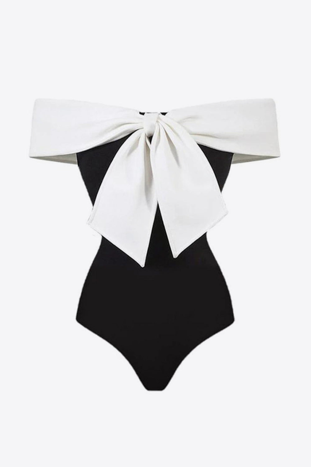 Contrast Bow Detail Two-Piece Swim Set - NawdeX