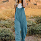 Double Take Full Size V-Neck Sleeveless Jumpsuit with Pockets - NawdeX