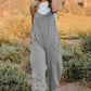 Double Take Full Size V-Neck Sleeveless Jumpsuit with Pockets - NawdeX