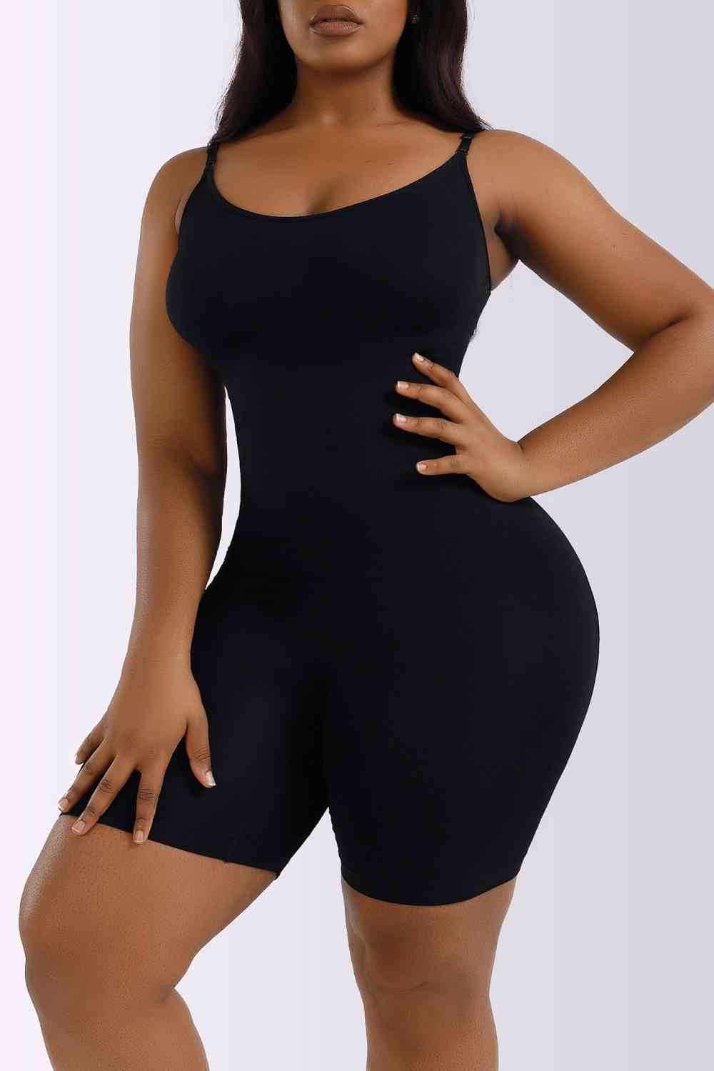 Spaghetti Strap Shaping Romper - NawdeX