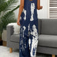 Tie-Dye Spaghetti Strap Jumpsuit with Pockets - NawdeX