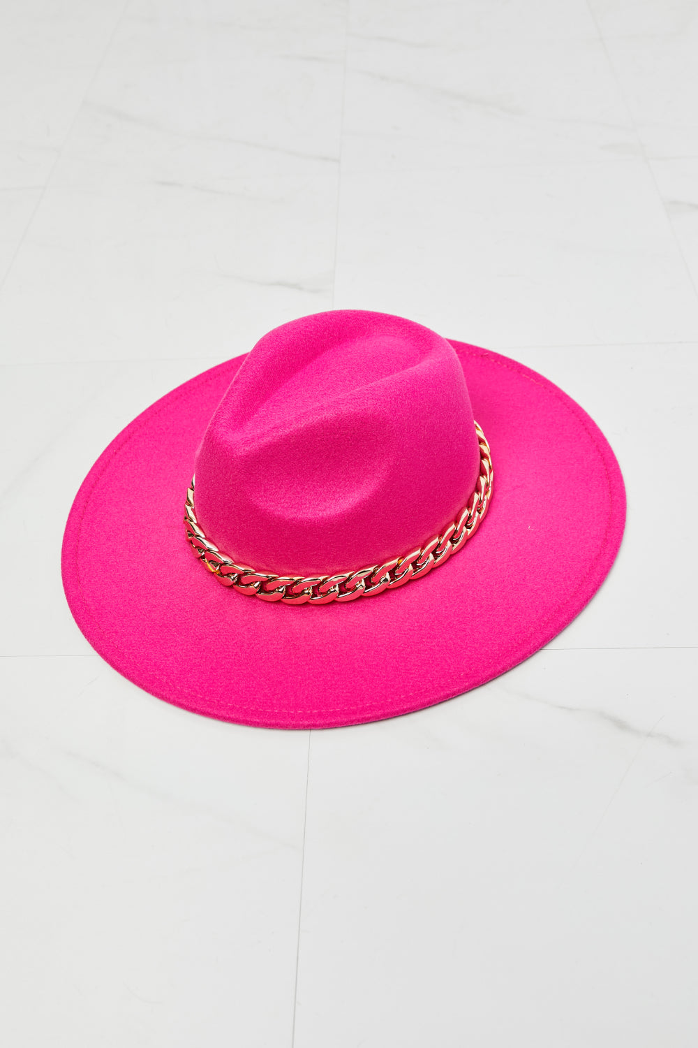 Fame Keep Your Promise Fedora Hat in Pink - NawdeX