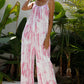 Tie-Dye Spaghetti Strap Jumpsuit with Pockets - NawdeX