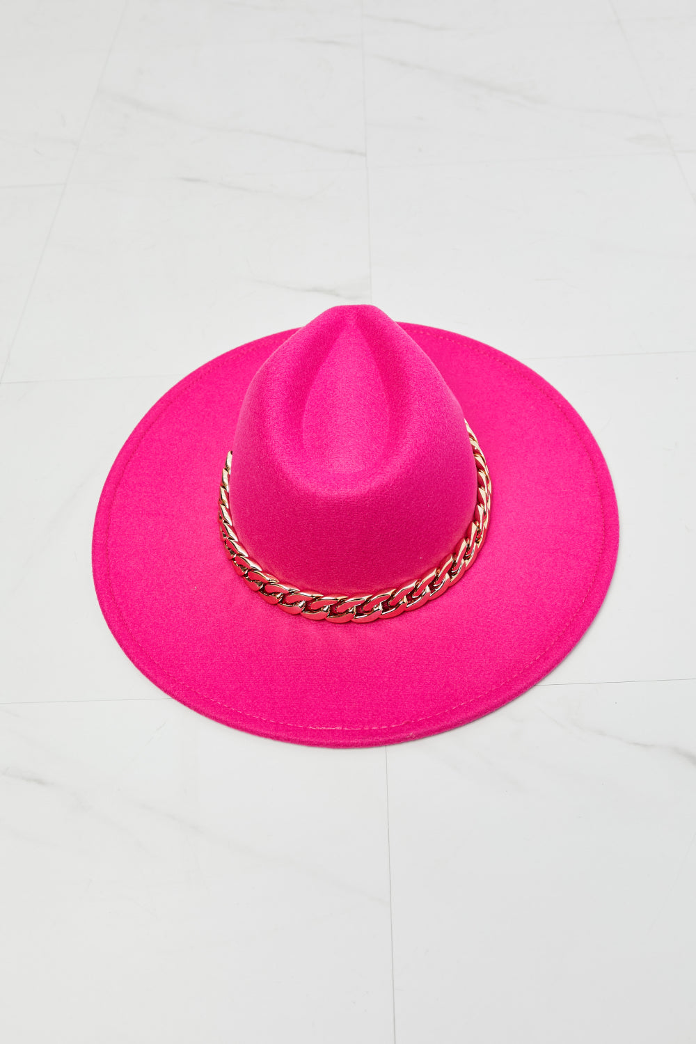 Fame Keep Your Promise Fedora Hat in Pink - NawdeX