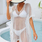 Fringe Trim Openwork Cover Up - NawdeX
