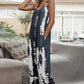 Tie-Dye Spaghetti Strap Jumpsuit with Pockets - NawdeX