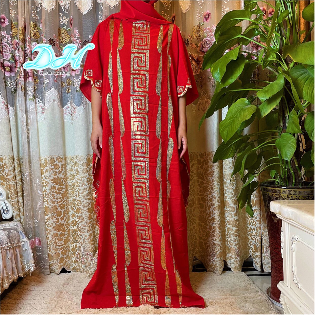 Dubai Abaya Embroidery Long Dress Arab High Grade Comfortable Fabric Women Muslim Kaftan Turkish Moroccan Gown African Dress - NawdeX