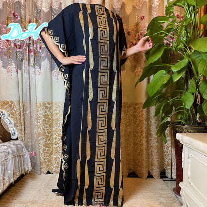 Dubai Abaya Embroidery Long Dress Arab High Grade Comfortable Fabric Women Muslim Kaftan Turkish Moroccan Gown African Dress - NawdeX