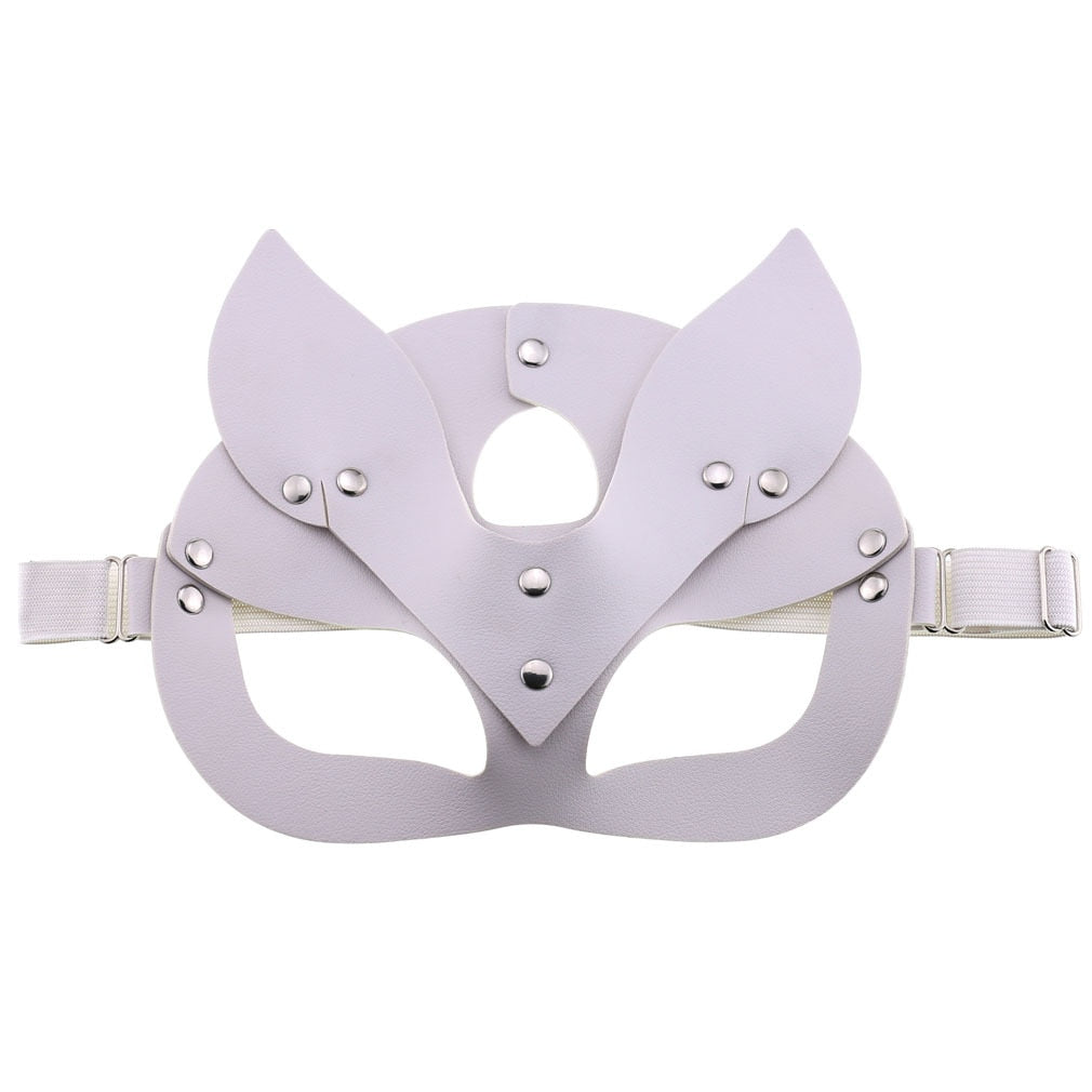 Sexy Lingerie Hot Half Face Fox Mask +Erotic Fetish BDRM Bondage Flogger - NawdeX