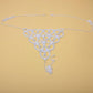Sexy Rhinestone Body Chain Lingerie Set Heart Body Jewelry for Women Fashion Bikini Underwear Jewelry Bling Crystal Bra Thong - NawdeX