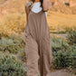 Double Take Full Size V-Neck Sleeveless Jumpsuit with Pockets - NawdeX
