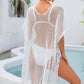 Fringe Trim Openwork Cover Up - NawdeX