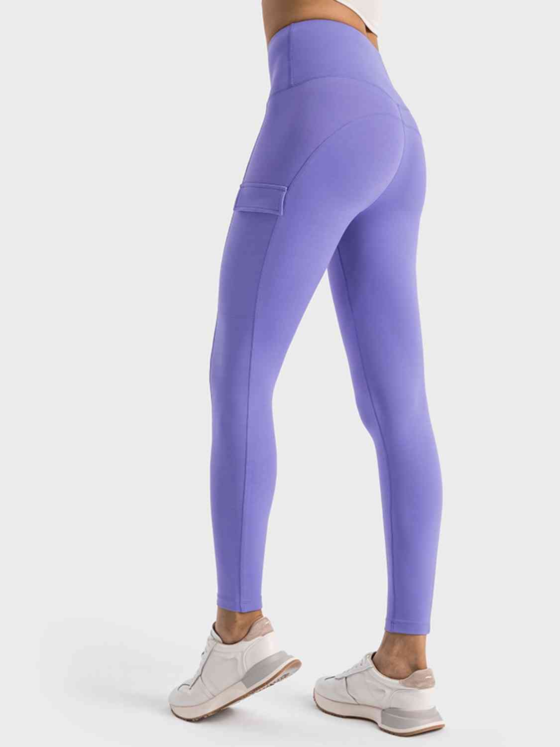 Wide Waistband Sports Leggings - NawdeX