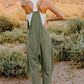 Double Take Full Size V-Neck Sleeveless Jumpsuit with Pockets - NawdeX