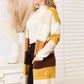 Woven Right Color Block Dropped Shoulder Cardigan - NawdeX