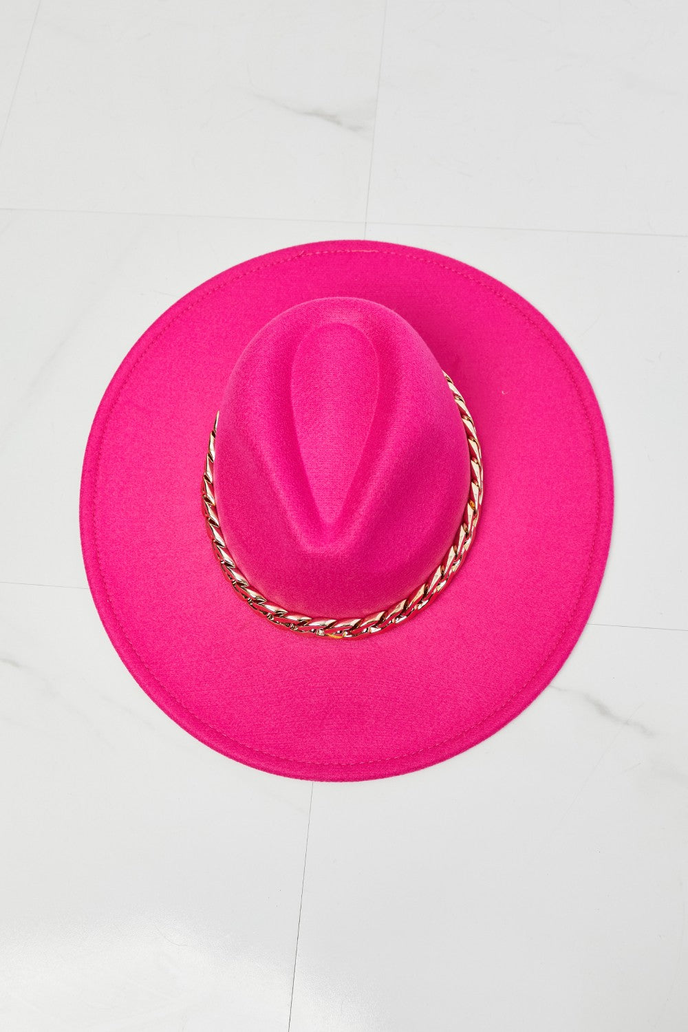 Fame Keep Your Promise Fedora Hat in Pink - NawdeX