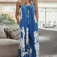 Tie-Dye Spaghetti Strap Jumpsuit with Pockets - NawdeX