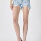 RISEN Frayed Hem Denim Shorts with Fringe Detail Pockets - NawdeX