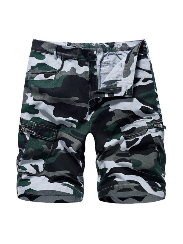 Men's Camouflage Print Cargo Shorts - NawdeX