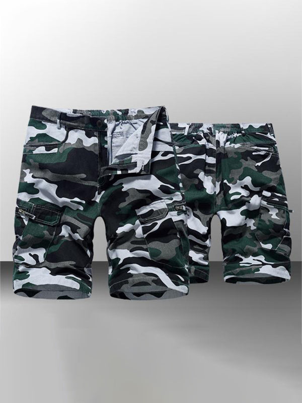 Men's Camouflage Print Cargo Shorts - NawdeX