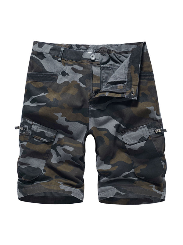 Men's Camouflage Print Cargo Shorts - NawdeX