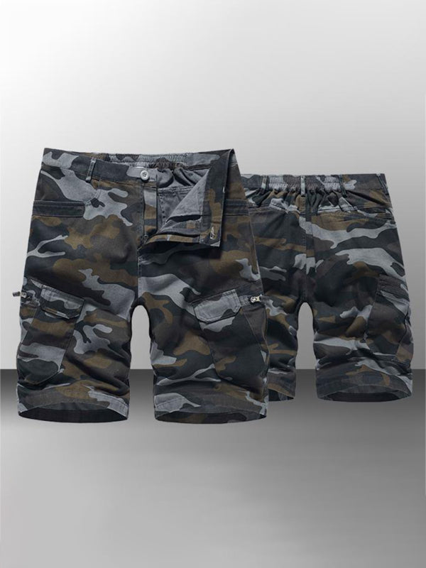 Men's Camouflage Print Cargo Shorts - NawdeX