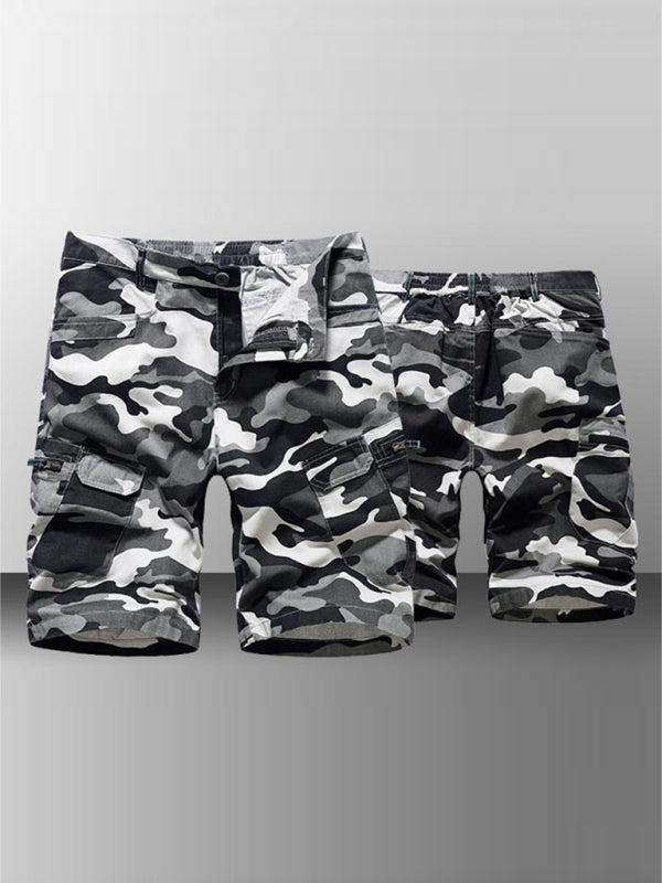 Men's Camouflage Print Cargo Shorts - NawdeX