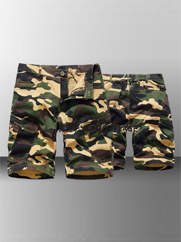 Men's Camouflage Print Cargo Shorts - NawdeX