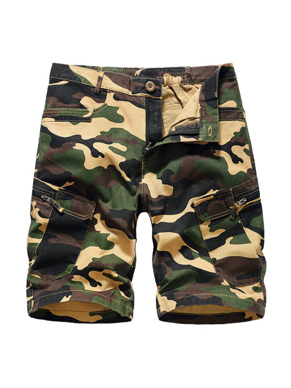 Men's Camouflage Print Cargo Shorts - NawdeX